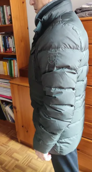 Parka Tommy Hilfiger verde Talla S