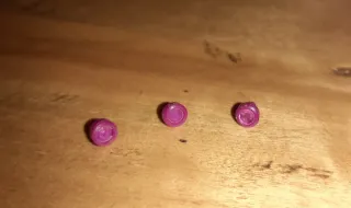 Parure Barbie anni '80 orecchini anello rosa fuxia