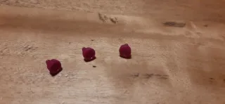 Parure Barbie anni '80 orecchini anello rosa fuxia