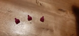 Parure Barbie anni '80 orecchini anello rosa fuxia