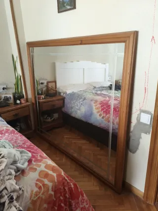 Espejo grande madera 1.75x1.50