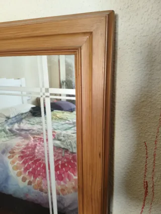 Espejo grande madera 1.75x1.50