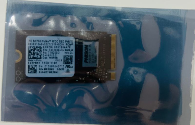 SSD WD PC SN735 1TB NVMe M.2 2242 afbeelding 2
