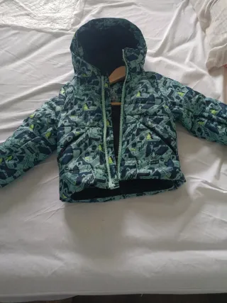Chaqueta de esquí infantil con estampado