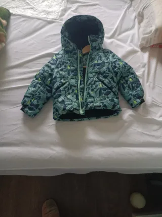 Chaqueta de esquí infantil con estampado