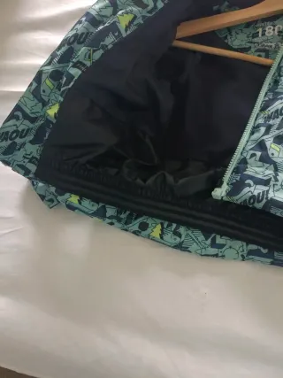 Chaqueta de esquí infantil con estampado