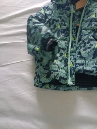 Chaqueta de esquí infantil con estampado