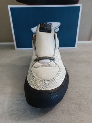 Vans Ua Half Cab Ef Vlt Lx Blancas/Negras