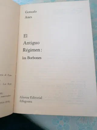 El Antiguo Régimen. Los Borbones.
