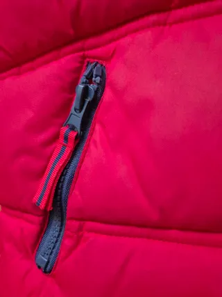 Chaleco acolchado niño 8 años reversible, capucha