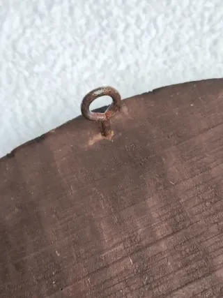 ANTIGUO ESPEJO OVALADO DE COMODA DE DORMITORIO