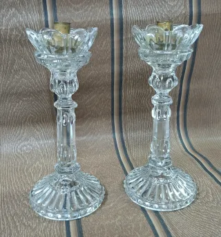 Candelabros de Cristal Siglo XIX
