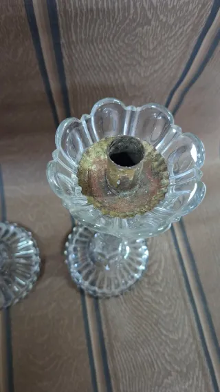 Candelabros de Cristal Siglo XIX