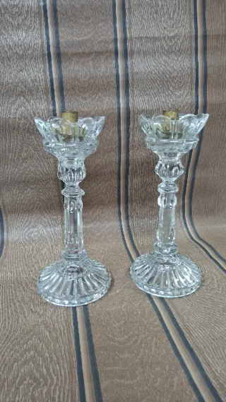 Candelabros de Cristal Siglo XIX