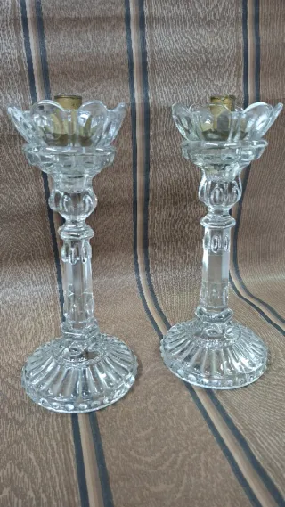 Candelabros de Cristal Siglo XIX