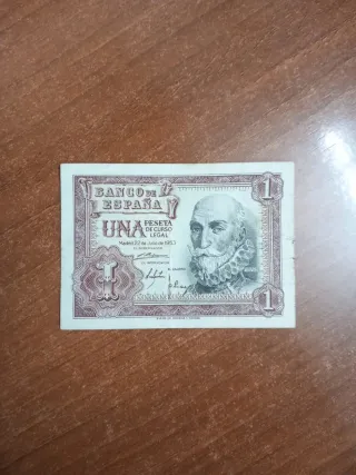 Billete 1 Peseta Banco de España 1953