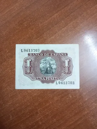 Billete 1 Peseta Banco de España 1953