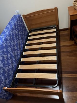 Cama individual madera 90x190