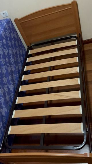 Cama individual madera 90x190