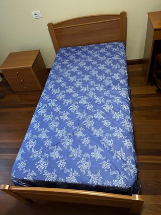 Cama individual madera 90x190