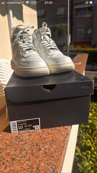 Nike Air Force 1 HI UT 2.0 alte bianche