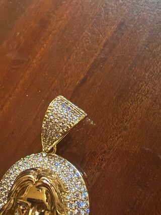 Cristo Grande Oro Laminado 14K