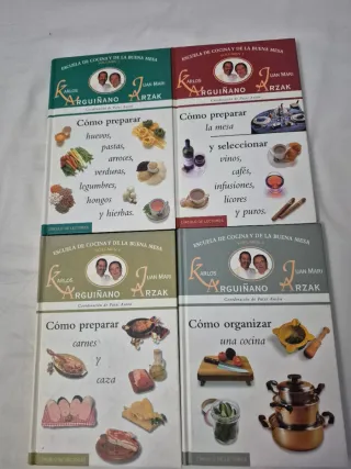 Lote 6 Libros Cocina Escuela de Cocina