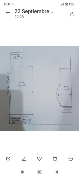 Cama con cajones y escritorio y somier NUEVO