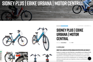 Bicicleta Eléctrica - 15 km de uso con GARANTIA!