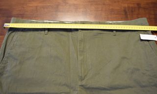 Pantalón chino elástico verde oliva Talla 42W/32L