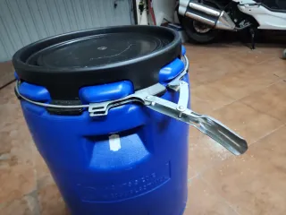 Contenedor hermético alimentario azul