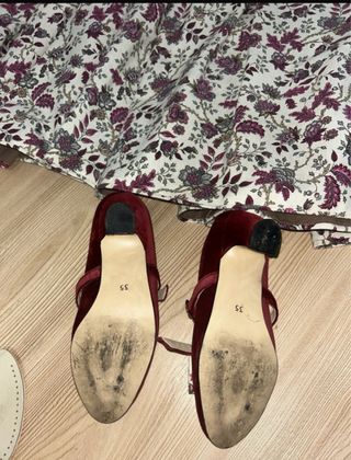 Falda de niña fallera morada y blanca