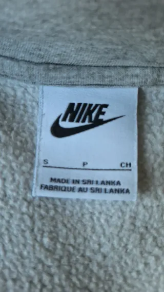 Sudadera Nike Gris Cremallera