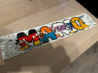 Matrícula Aluminio Personalizada disney