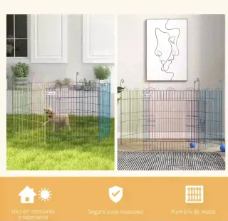 Parco pieghevole per animali domestici nuovo
