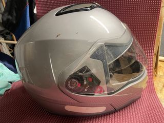 Casco Moto Integral gris