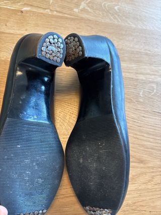 3 pares Zapatos de Flamenco Pasos de Baile Negros