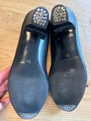 3 pares Zapatos de Flamenco Pasos de Baile Negros