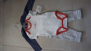 Conjunto Ropa Bebé 6-9 meses Algodón Nuevo leer