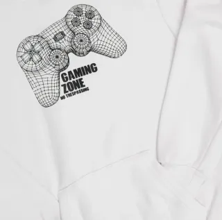 Sudadera infantil con estampado de mando