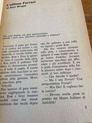 L’ultima Ferrari e altri racconti. Collana Urania