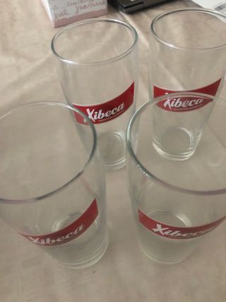 Vasos Xibeca de cristal