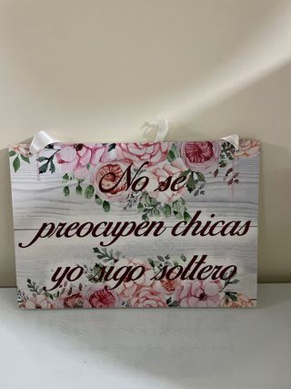 Cartel decorativo divertido – Ideal para ceremonia