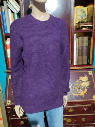 Jersey morado Zara talla M