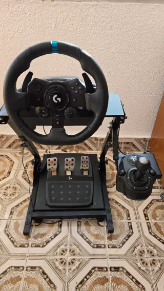 Logitech G29 PS4 PS5 PC + Soporte + Pedales