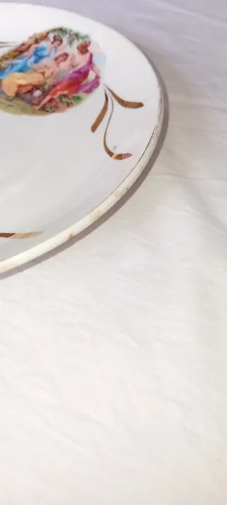 Plato porcelana EL JARDIN DE LAS HESPERIDES SAN CL