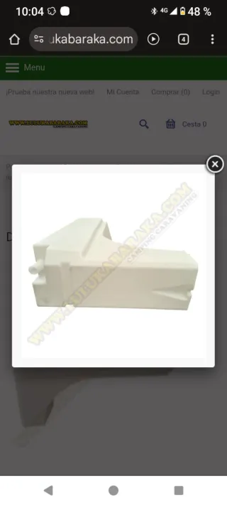 Depósito agua 100L (paso de rueda)