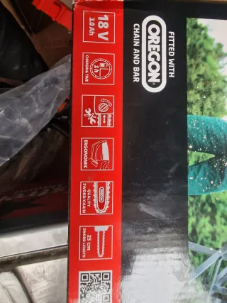 Motosierra Einhell 18V Batería Oregon