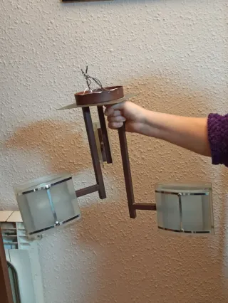 Lámpara de techo metal