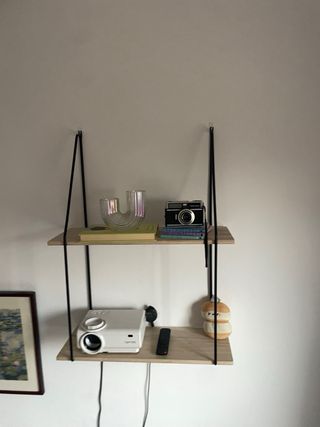 Estantería Escandinava Madera y Metal